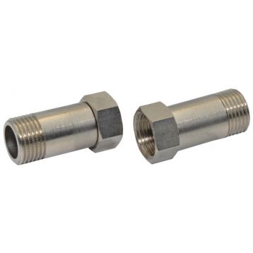 Pattaroni Штуцер-адаптер (хром) (пара) d1/2" х 1/2" ЗВ (F622CR002)
