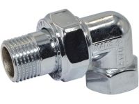 Pattaroni Збірка (прокладка) полірована (хром) кутова d1/2" ВЗ (F802CR002)