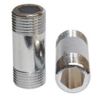 Pattaroni Довгий ніпель (хром) d3/4" x 80 мм (шестигранник) (F205CR010)