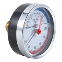 Термоманометр Tervix Pro Line 80/0-10 бар, 0-120 С акс., с монтажным клапаном R1/2" (357818)