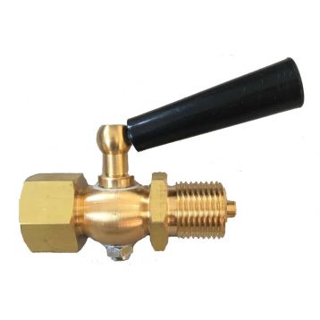 3-ход. запорный кран для манометра (муфта-штуцер) Tervix Pro Line M1 Valve PN 16, 1/2"х1/2" (333212)