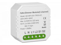 Умный выключатель - регулятор Tervix Pro Line ZigBee Dimmer (2 клавиши) (436121)