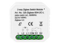 Умный выключатель Tervix Pro Line ZigBee Switch (2 клавиши), без нуля (433141)