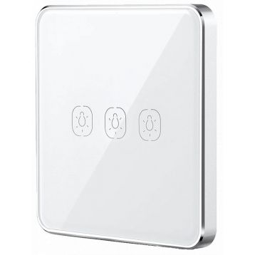 Умная сенсорная кнопка-выключатель Tervix Pro Line ZigBee Touch Button (battery) 3 клавиши (438031)