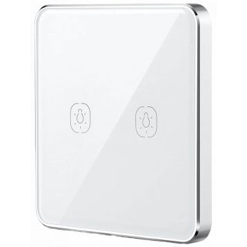 Умная сенсорная кнопка-выключатель Tervix Pro Line ZigBee Touch Button (battery) 2 клавиши (433031)