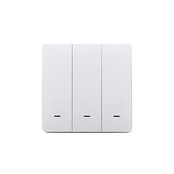 Умная клавишная кнопка-выключатель Tervix Pro Line ZigBee Push Button (battery) 3 клавиши (438021)
