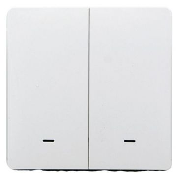 Умная клавишная кнопка-выключатель Tervix Pro Line ZigBee Push Button (battery) 2 клавиши (433021)