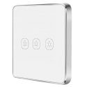 Умный сенсорный выключатель Tervix Pro Line ZigBee Touch Switch (3 клавиши), без нуля (438131)