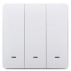 Умный клавишный выключатель Tervix Pro Line ZigBee Push Switch (3 клавиши), без нуля (438111)