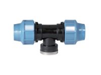 Тройник Unidelta Ø20 х 3/4" В х 20 PN16 PP-B (УФ защита) (1007020003001)