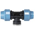 Тройник Unidelta Ø40 х 1 1/4" В х 40 PN16 PP-B (УФ защита) (1007040005001)
