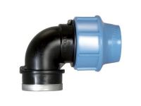 Колено Unidelta Ø75 х 2 1/2" В PN16 PP-B (УФ защита) (1009076008001)
