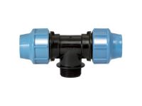 Тройник Unidelta Ø32 х 3/4"С х 32 PN16 PP-B (УФ защита) (1010032003001)