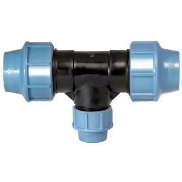 Трійник редукційний Unidelta Ø63 x 25 x 63 PN16 PP-B (УФ захист) (1013064025001)