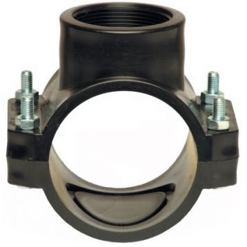 Хомут д/врезки без усиливающего кольца Unidelta Ø32 x 1/2" В PN10 PP-B (УФ защита) (1019032002001)