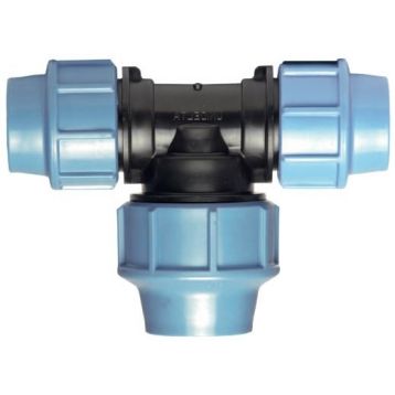 Трійник редукційний Unidelta Ø25 х 32 х 25 PN16 PP-B (УФ захист) (1029025032001)