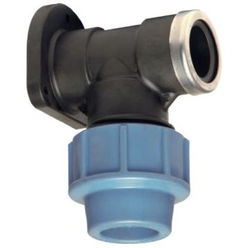 Настенное колено Unidelta Ø25 x 3/4" В PN16 PP-B (УФ защита) (1034025003001)