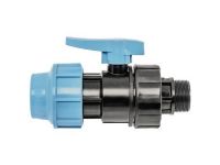 Кран шаровой для ПЭ труб Unidelta Ø25 x 3/4" УР PP-В (УФ защита) (1072025003001)