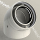 Колено коаксиальный для конденсационных котлов d80/125 mm - 45 ° GROPPALLI S.R.L. (A36106)