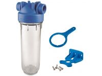 Фильтр-колба Atlas Filtri DP MONO TS (прозрачный) Ø1/4" IN (пластик) 10" 45°C 8 bar KIT (RA1280301)