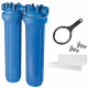 Фильтр-колба Atlas Filtri DP BIG DUO AB (голубая) Ø1 1/2" IN (пластик) 20" 45°C 8,3 bar KIT (ZA1802912)