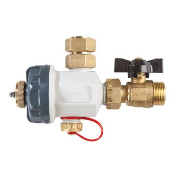 NEW Магнитный фильтр-шламоотделитель Atlas Filtri FDM 1-ME 3/4" 90°C/600 μ/3 bar (RE6170181)