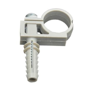 Клипса одинарная с шурупом и дюбелем GoPlast S.r.l. Ø10 мм (1317S00010)