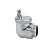 Воздухоотводчик угловой AERCAL автоматический Caleffi S.p.a. Ø1" Из левой резьбы 100°C 10 bar (504621)