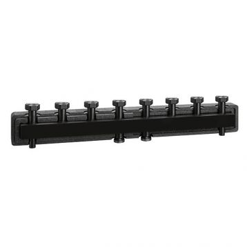 Стальной коллектор в изоляции Caleffi S.p.a. Ø1 1/2" С x 1 1/2" В (накидные гайки) 4 пары 125 мм (550240)