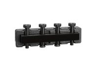 Стальной коллектор в изоляции Caleffi S.p.a. Ø1 1/2" С x 1 1/2" В (накидные гайки) 2 пары 125 мм (550220)