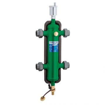 Гидравлический сепаратор (стрелка) Caleffi S.p.a. Ø1 1/4" 0÷100°C 10 bar (изоляция, ПВ, кран, американки) (548007)