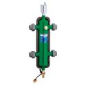 Гидравлический сепаратор (стрелка) Caleffi S.p.a. Ø2" 0÷100°C 10 bar (изоляция, ПВ, кран, американки) (548009)