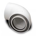 Коаксиальное колено 90 градусов для конденсационного газового котла d80/125 PP-R (CE.00.67 C)