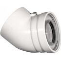 Колено 45 град. для конденсационного котла коаксиальное d80/125 PP-R (CE.00.66 C)