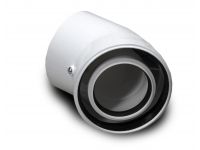 Колено 45 град. для конденсационного котла коаксиальное d80/125 AL + PP-R