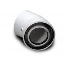 Коаксиальное колено 45 градусов для конденсационного газового котла d80/125 AL + PP-R