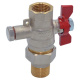 Кран-американка з підключенням зонду ТЛ Comisa S.p.A. Ø1/2" DN15 (4132395)