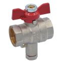 Кран кульовий Comisa S.p.A. Ø1/2" ВВ з підключенням зонду ТЛ (4132410)