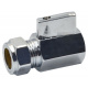 Кран кульовий міні ХРОМ Comisa S.p.A. Ø15 x 1/2" В (4123120)