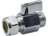 Кран кульовий міні ХРОМ Comisa S.p.A. Ø15 x 1/2" З (4123155)