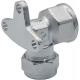 Коліно настінне (ХРОМ) затискне Comisa S.p.A. Ø15 x 1/2" В (8106021)