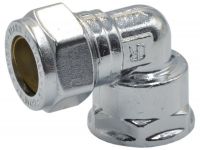 Коліно (ХРОМ) затискне з внутрішньою різьбою Comisa S.p.A. Ø15 x 1/2" В (8106503)