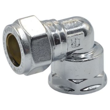Коліно (ХРОМ) затискне з внутрішньою різьбою Comisa S.p.A. Ø15 x 1/2" В (8106503)