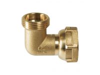 Коліно латунне з накидною гайкою Comisa S.p.A. Ø3/4" З х Comisa S.p.A. Ø3/4" НГ (7718362)