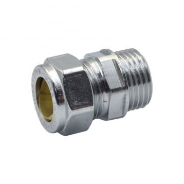 Перехідник (ХРОМ) затискний Comisa S.p.A. Ø22 x 3/4" З (8106111)
