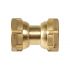 Муфта латунна з накидними гайками Comisa S.p.A. Ø3/4" НГ х Comisa S.p.A. Ø3/4" НГ (7718351)