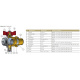 Кран-американка з підключенням зонду ТЛ Comisa S.p.A. Ø1" DN25 (4132405)