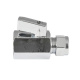 Кран кульовий міні ХРОМ Comisa S.p.A. Ø15 x 1/2" В (4123120)
