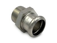 187 Перехідник нержавіючий Ø18 х 1/2" З INOXPRES® RM