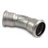 Коліно нержавіюче RM INOXPRES 181/450 Ø76,1 45° ВВ (181076450)